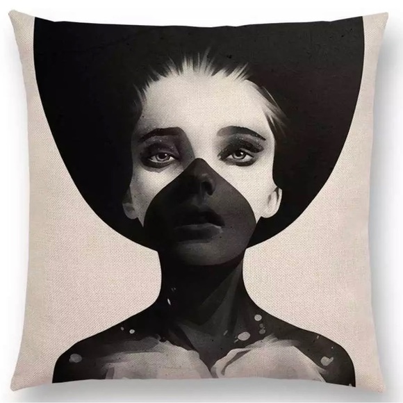 NWOT | Art X Fashion Linen Pillow Case - Picture 1 of 2